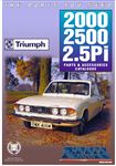 Rimmer Bros Triumph 2000/2500/2.5Pi Catalogue (1963-1977) 56 Pages